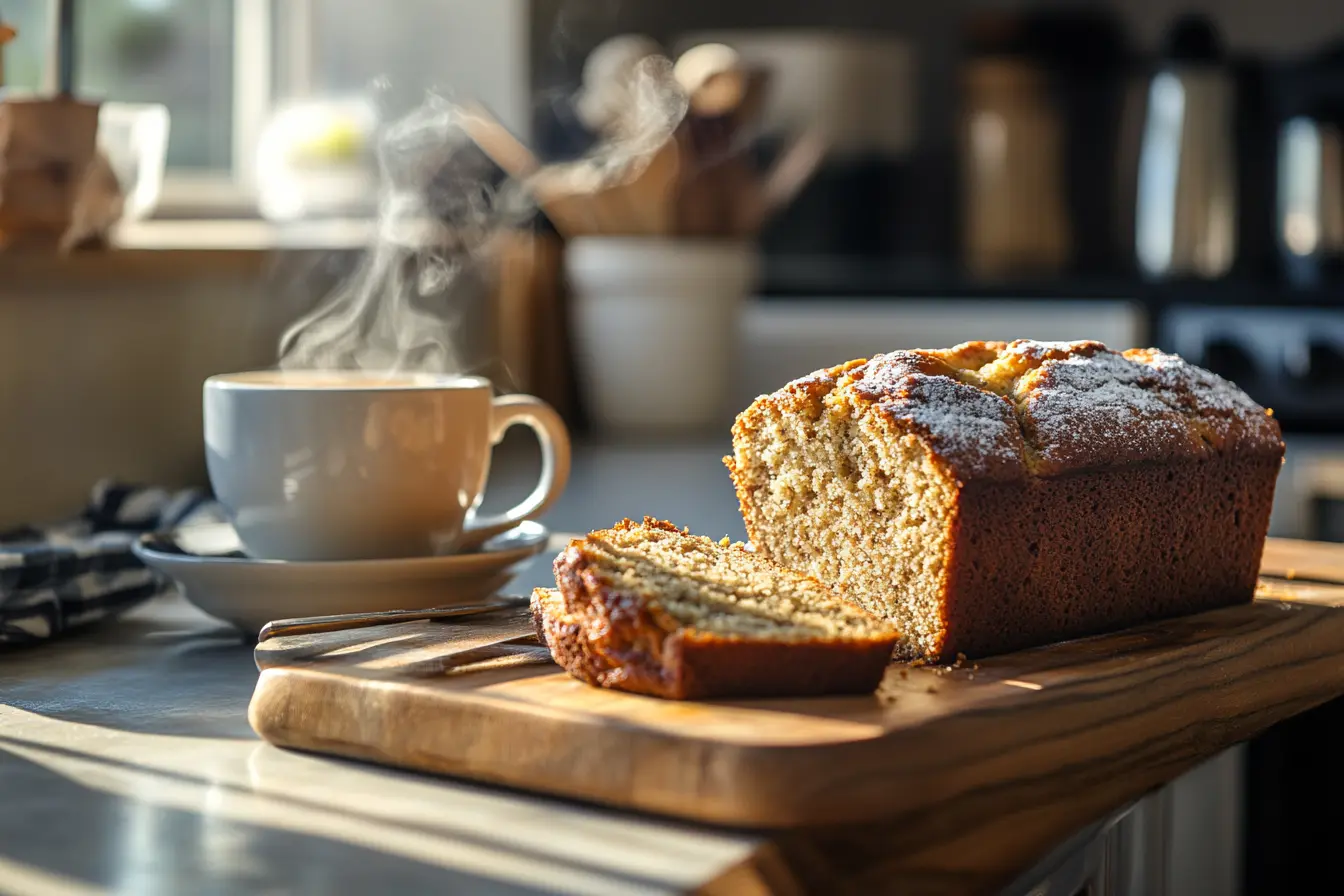 Banana bread recipe made with oil