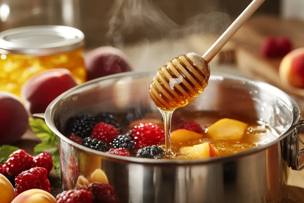 Can you use honey instead of sugar in jam