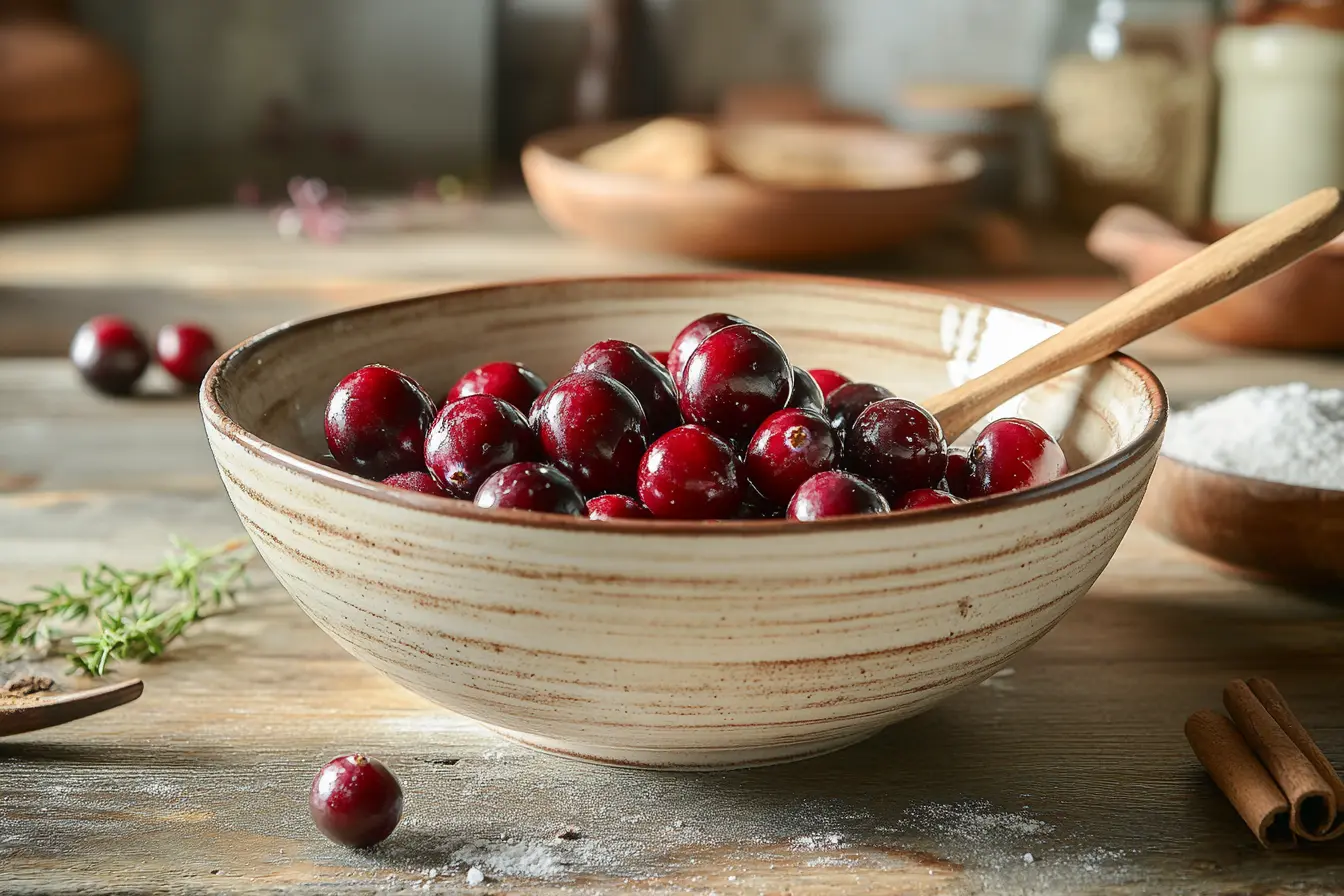 Canned Cherries and Cranberries Recipe