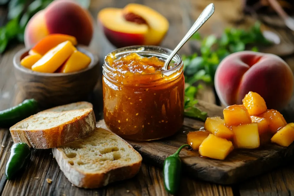 What to eat with peach jalapeño jam