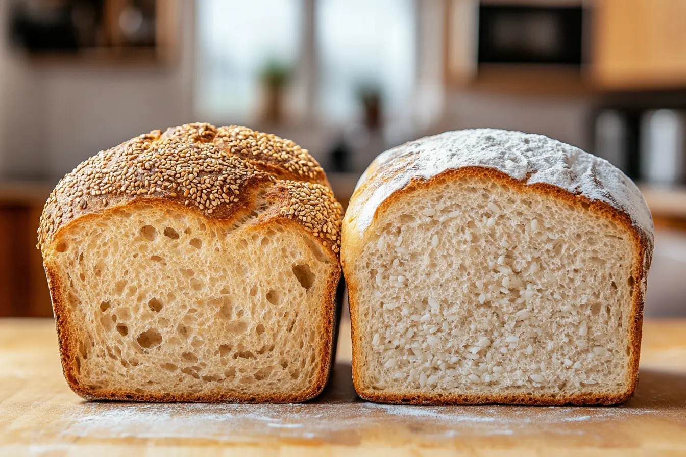 Why is rice flour not used in bread