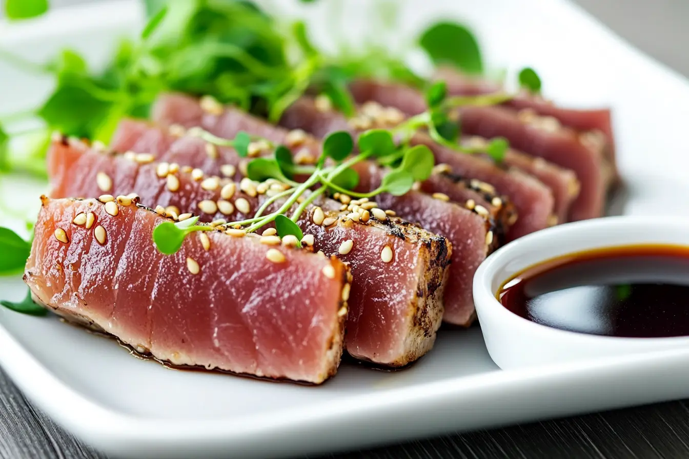 ahi tuna recipe-seared