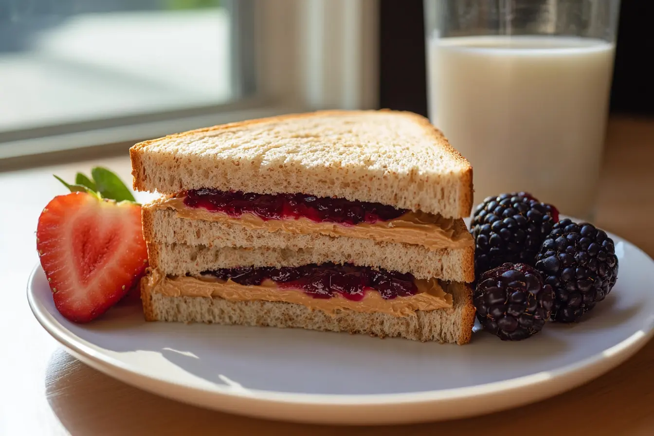 bread grain peanut butter and jelly recipe